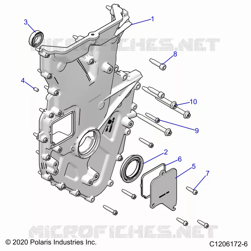 MOTORE, FRONT COVER AND RELATED