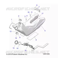 SISTEMA DI ALIMENTAZIONE CARBURANTE, FUEL TANK ASM.