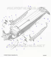 CHASSIS, PROTEZIONE FRIZIONE, FOOTRESTS, AND RUNNINGBOARDS