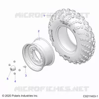 RUOTAS, FRONT TIRE