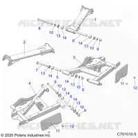 SOSPENSIONE POSTERIORE CONTROL ARMS