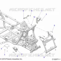 TELAIO, FRONT CAB SUPPORTS