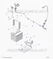 ELETTRICO, BATTERY WITH CABLES, 12V