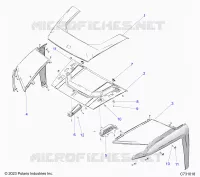 CAPPUCCIO AND FRONT FENDERS