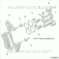 FRENO ANTERIORE CALIPER