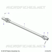TRASMISSIONE, PROP SHAFT, FRONT