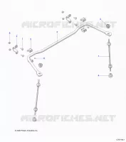 SUSPENSION, REAR BARRA DI STABILIZZAZIONE