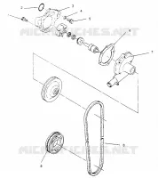 POMPA DELL'ACQUA WIDETRAK LX 0952064 and  EUROPEAN WIDETRAK LX E952064 (4928942894C011)