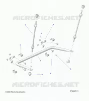 SUSPENSION, REAR BARRA DI STABILIZZAZIONE