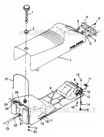 SEDILE   SERBATOIO DI GAS Trail RMK 0970961 (4938333833A006)