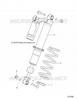 SUSPENSION, SHOCK ANTERIORE MOUNTING