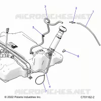 SISTEMA DI ALIMENTAZIONE CARBURANTE, FUEL LINES, STD.