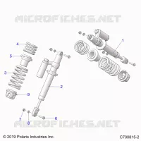 SUSPENSION, SHOCK ANTERIORE MOUNTING