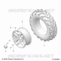 RUOTAS, FRONT TIRE