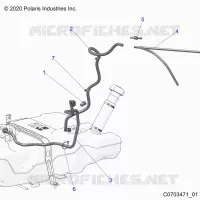 SISTEMA DI ALIMENTAZIONE CARBURANTE, LINES, STD.