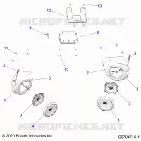 ELETTRICO, AUDIO, SPEAKERS, RIDE COMMAND -Z22ASK99A4/B4 (C0704716-1)