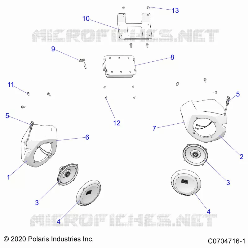 ELETTRICO, AUDIO, SPEAKERS, RIDE COMMAND -Z22ASK99A4/B4 (C0704716-1)