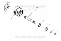 DETAILS-TRANSMISSIONE ANTERIORE ASSEMBLY FRONT TIGHTENER MONTAGGIO