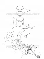 ALBERO MOTORE AND PISTONEE TRAIL BLAZER W957221 (4930363036C008)