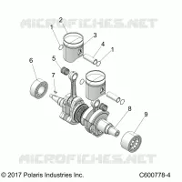 ENGINE, PISTONE & ALBERO MOTORE