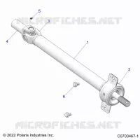 TRASMISSIONE, PROP SHAFT,MID, BEARING