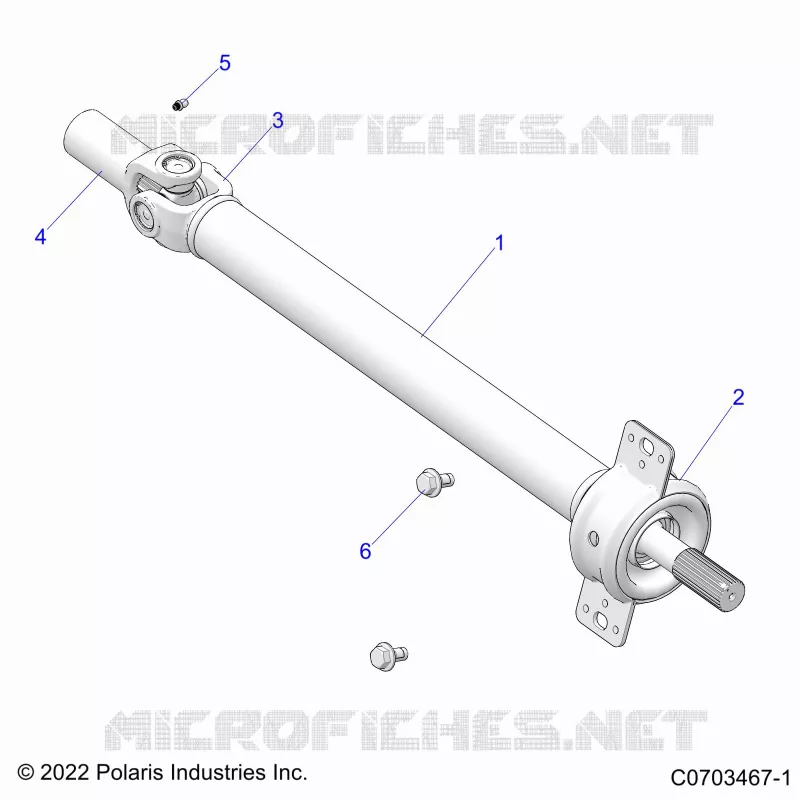 TRASMISSIONE, PROP SHAFT,MID, BEARING