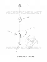 MOTORE, CARBURATORE BRACKET