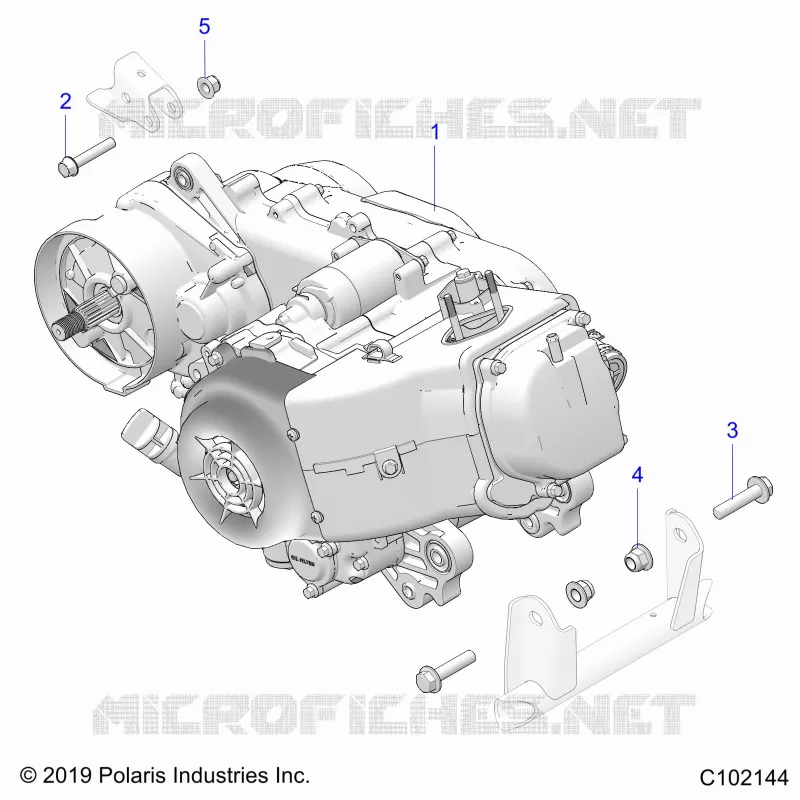 MOTORE, MOTORE AND TRANSMSSION MOUNTING