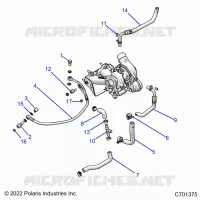 ENGINE, TURBO, COOLING AND OIL