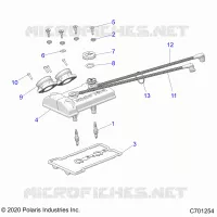 ENGINE, THROTTLE BODY AND VALVOLA COPERTURA