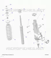 SUSPENSION, ANTERIORE MONTANTE