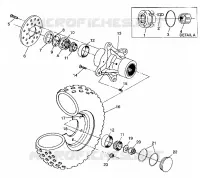 RUOTA ANTERIORE MONTAGGIO 4X4 350L S938139 (4924342434015A)
