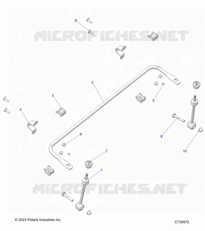 SUSPENSION, FRONT BARRA DI STABILIZZAZIONE