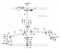 STERZO POST and TIE ROD ASM.