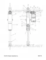 SUSPENSION, AMMORTIZZATORE POSTERIORE TRACK, HI LO ADJ., SNOW CHECK (7044383)
