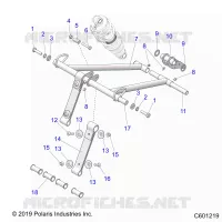 SUSPENSION, ANTERIORE COPPIA ARM