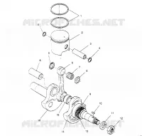 PISTONEEE   ALBERO MOTORE STARLITE 0953427 (4928902890C014)