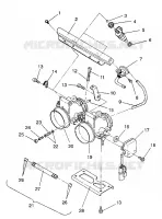 corpo farfallato ASSEMBLY 500 EFI / 0930674 and  500 EFI SKS / 0930574 (4922962296033A)