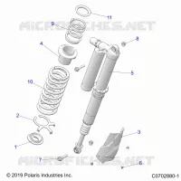 SUSPENSION, REAR SHOCK MONTAGGIO, ULTIMATE