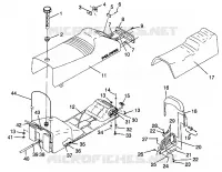 SEDILE   SERBATOIO DI GAS TRAIL 0972761, EUROPEAN TRAIL E972761,  TRAIL TOURING 097 (4938313831A010)