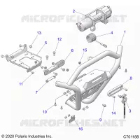 PARAURTI ANTERIORE, W/WINCH
