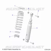 SUSPENSION, SHOCK ANTERIORE MOUNTING