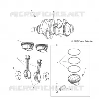 ENGINE, ALBERO MOTORE AND PISTON