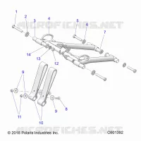 SUSPENSION, ANTERIORE COPPIA ARM