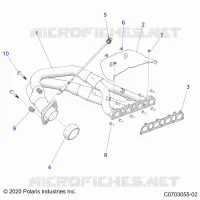 ENGINE, IMPIANTO DI SCARICO, HEADPIPE AND RELATED