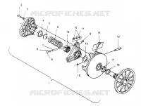 TRASMISSIONE FRIZIONE ASSEMBLY  500 EFI 0952774, EFI SKS 0952574,   EFI SKS PT 09529 (4929052905C003)
