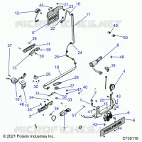 ELETTRICO, WIRE HARNESS COMPONANTS, AND LICENSE PLATES 