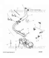 SISTEMA DI ALIMENTAZIONE CARBURANTE, RAIL, LINES AND CORPO FARFALLATO