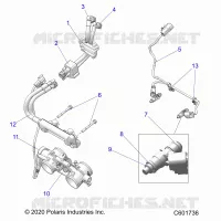 SISTEMA DI ALIMENTAZIONE CARBURANTE, RAIL, LINES AND THROTTLE BODY
