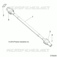 TRASMISSIONE, REAR PROP SHAFT